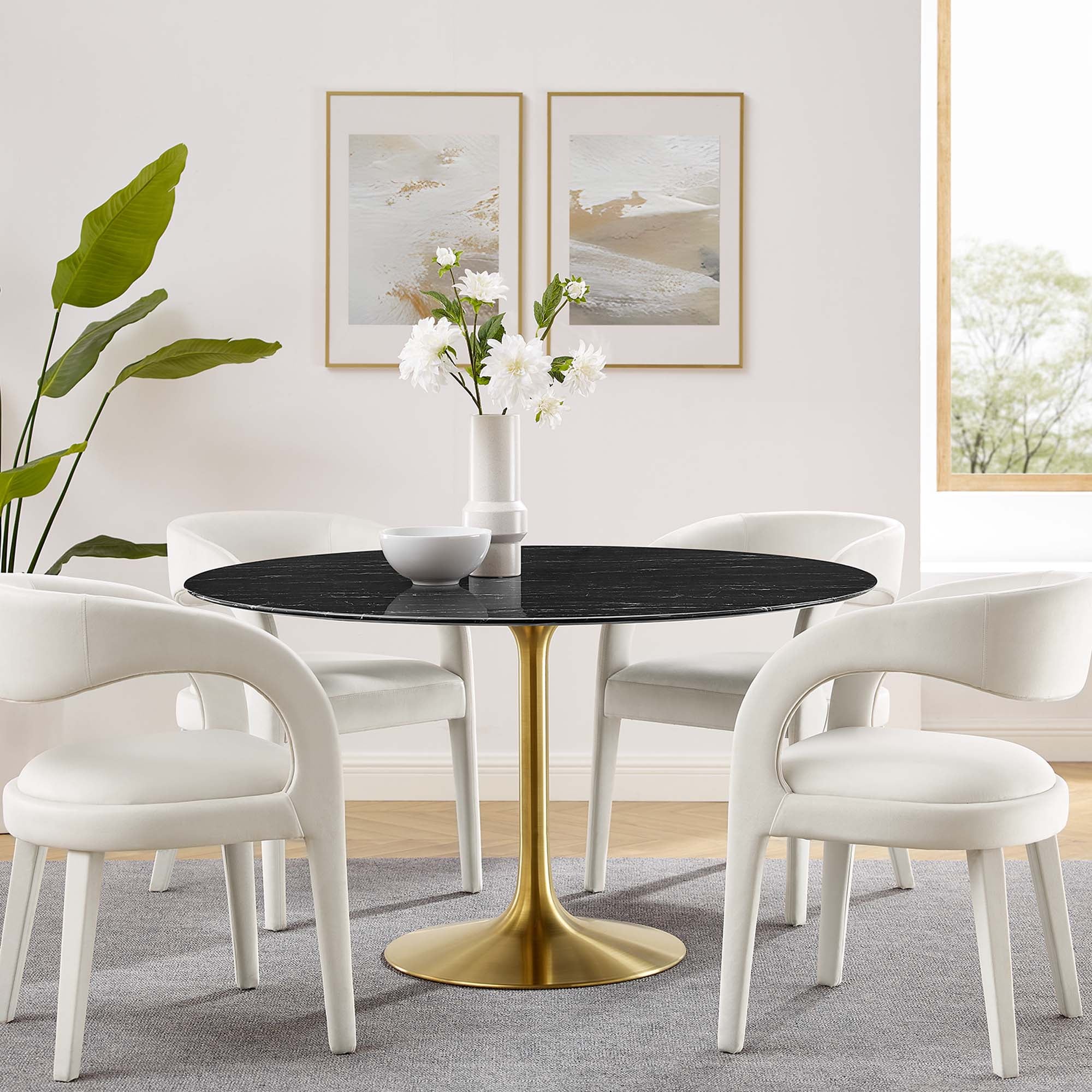 Lippa Round 54&quot; Dining Table by Modway