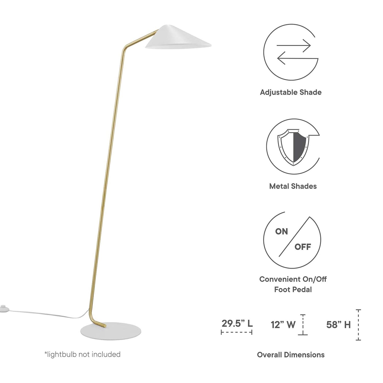 Journey Standing Floor Lamp By HouseBean