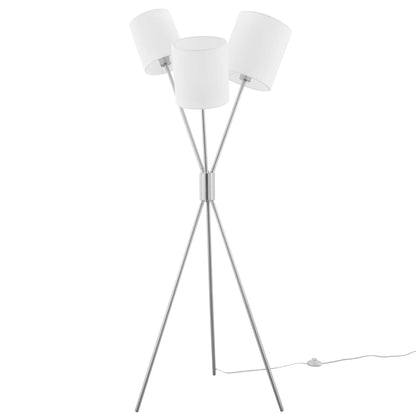 Alexa 3-Light Floor Lamp by Modway