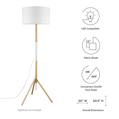 Natalie Tripod Floor Lamp by Modway