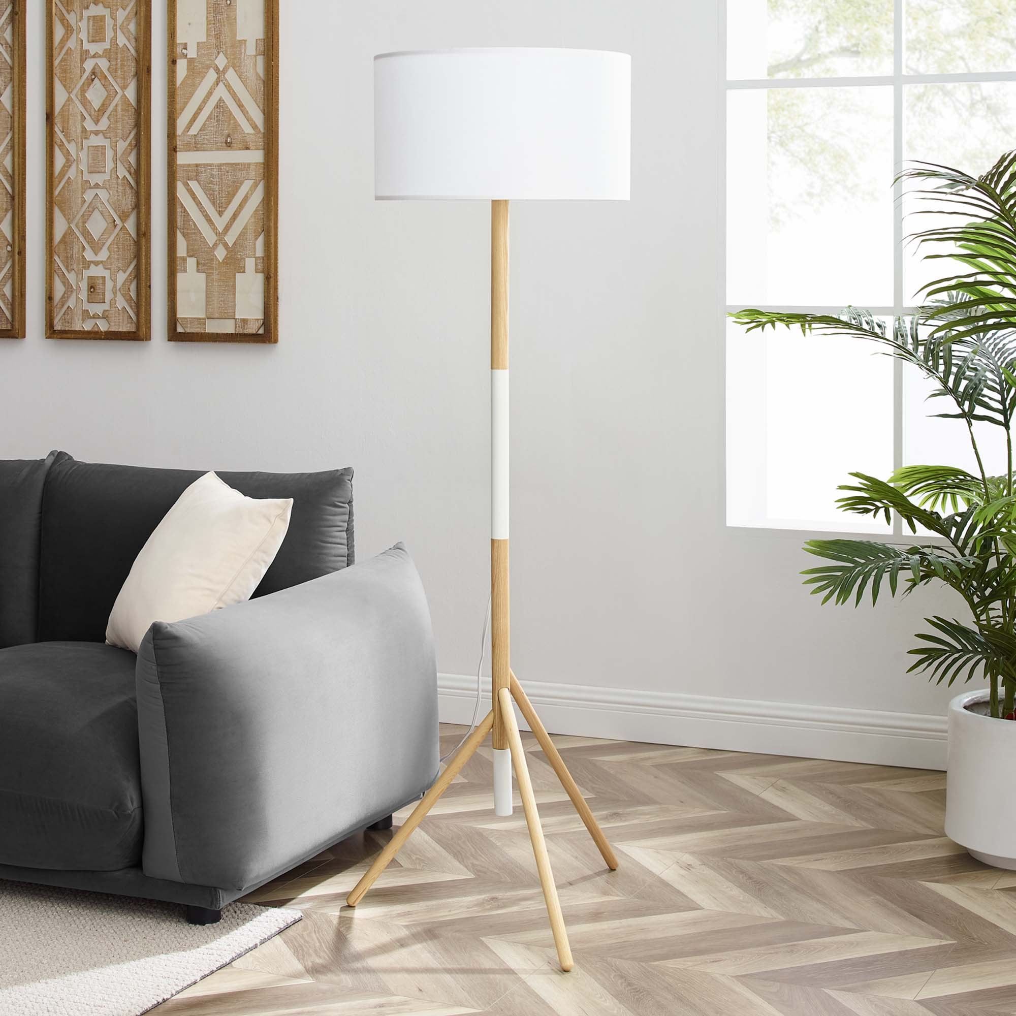 Natalie Tripod Floor Lamp by Modway