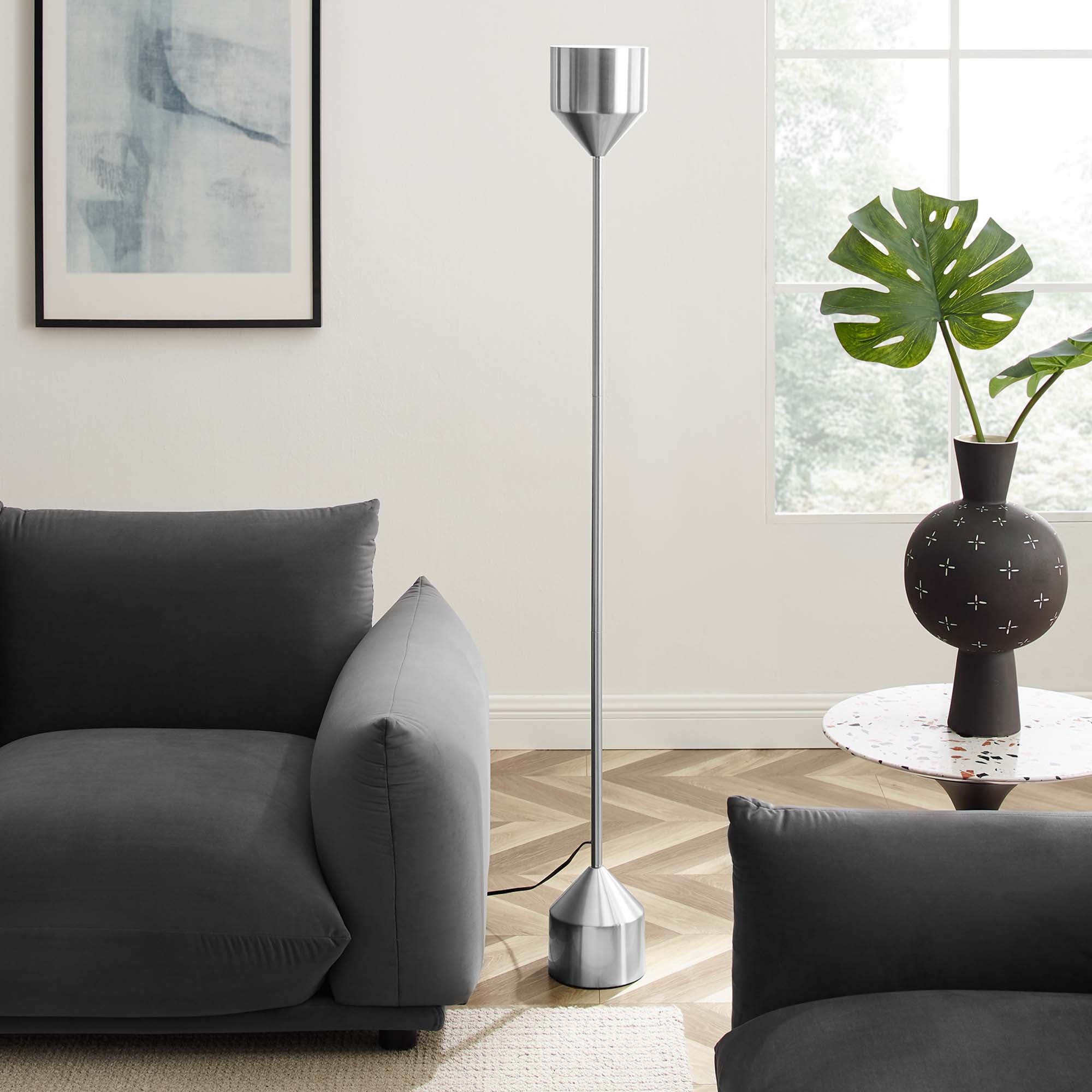 Kara Standing Floor Lamp by Modway