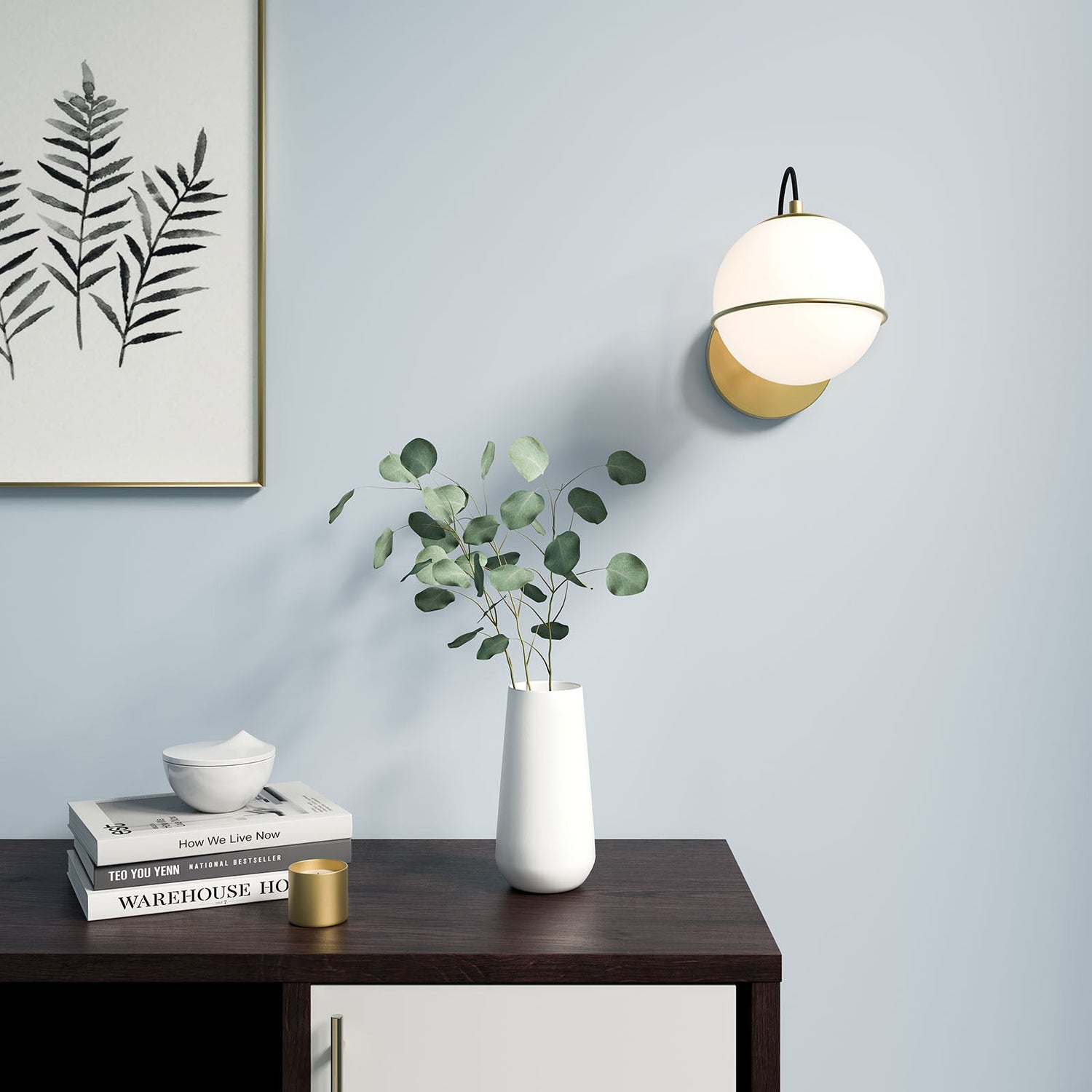 Hanna Hardwire Wall Sconce By HouseBean