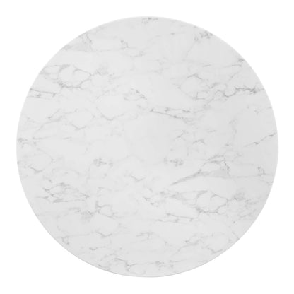 Tupelo 47&quot; Artificial Marble Dining Table by Modway