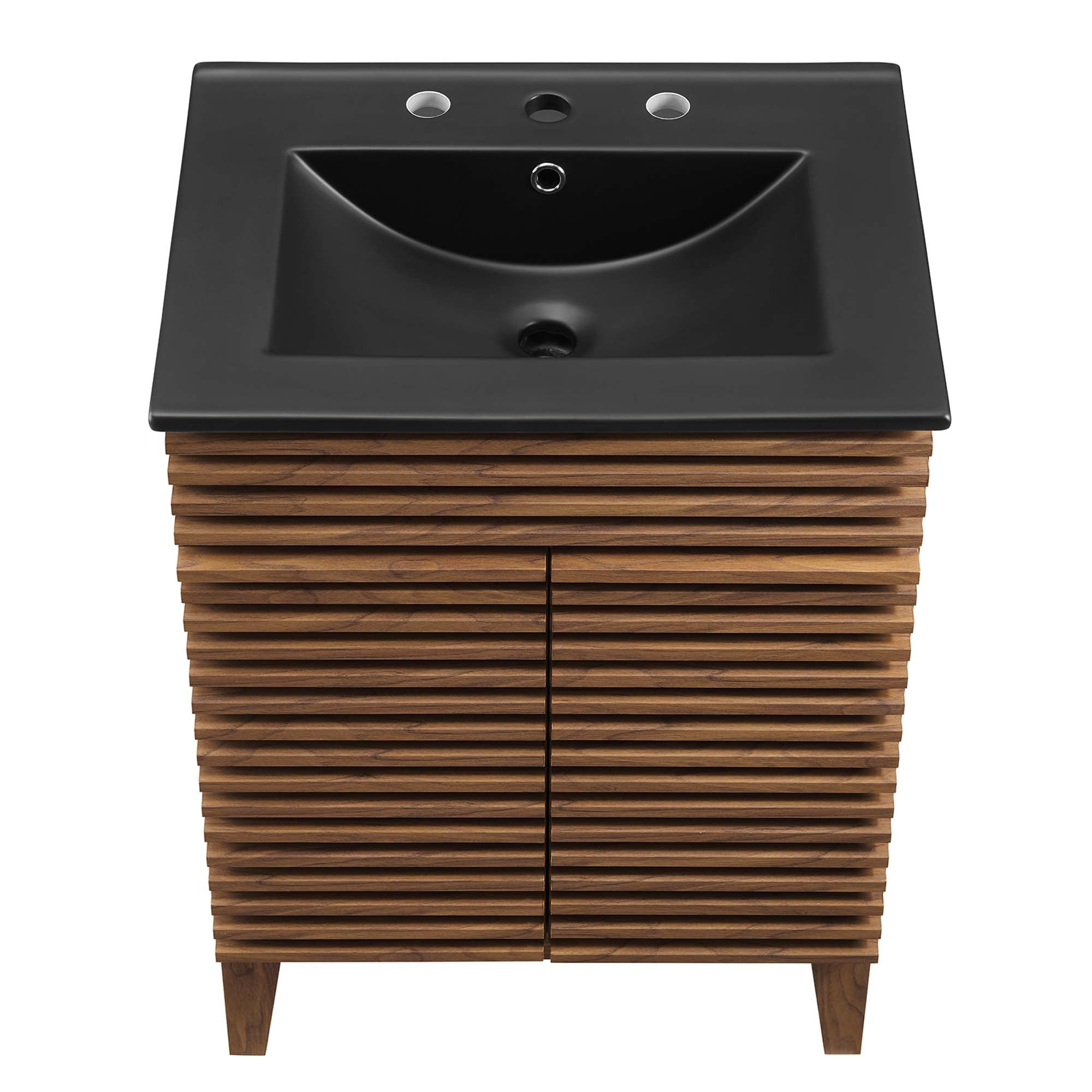 Render Bathroom Vanity with Black Basin Included By HouseBean