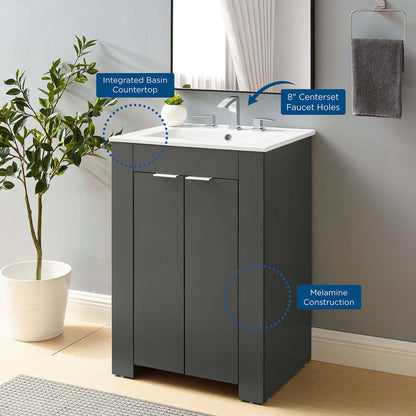 Maybelle Bathroom Vanity Basin Included by Modway