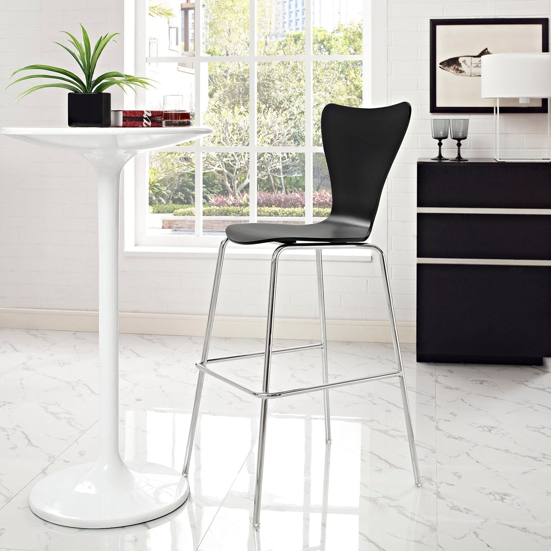 Ernie Wood Bar Stool By HouseBean