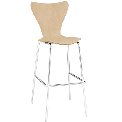 Ernie Wood Bar Stool By HouseBean