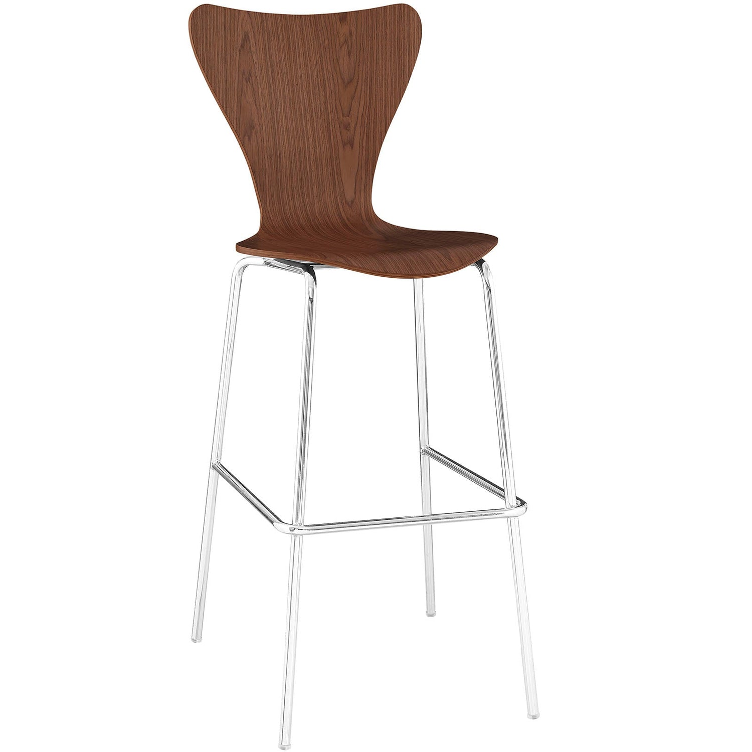 Ernie Wood Bar Stool By HouseBean