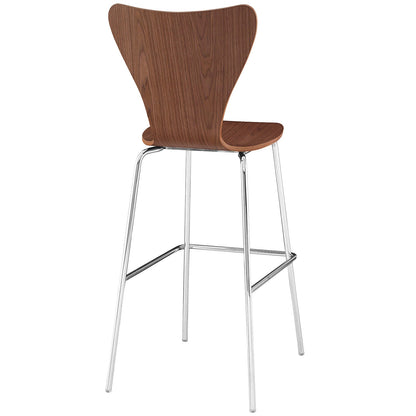 Ernie Wood Bar Stool By HouseBean