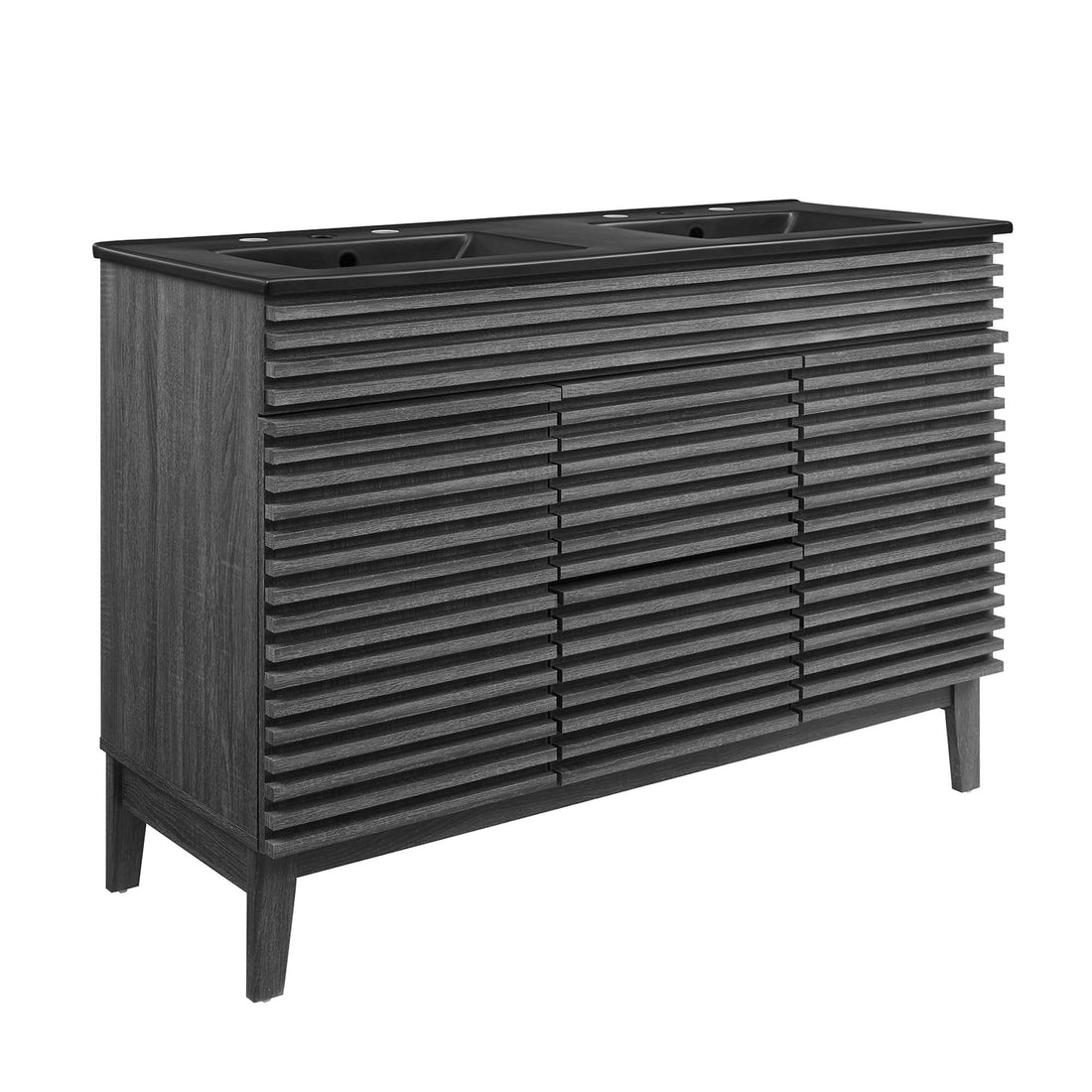 Charcoal Black / 48&quot; Double