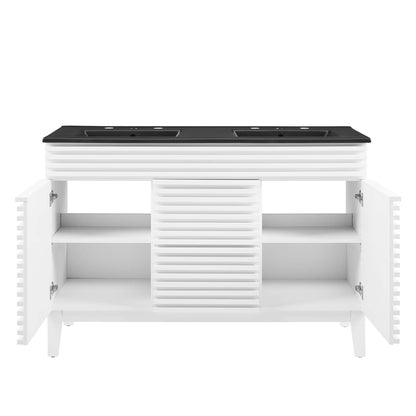 Render 48&quot; Bathroom Vanity with Black Basin Included by Modway