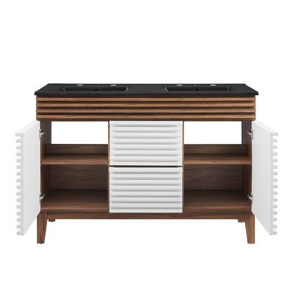 Render 48&quot; Bathroom Vanity with Black Basin Included by Modway
