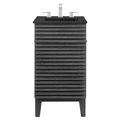 Render Bathroom Vanity with Black Basin Included by Modway