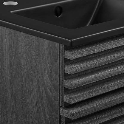 Render Bathroom Vanity with Black Basin Included by Modway