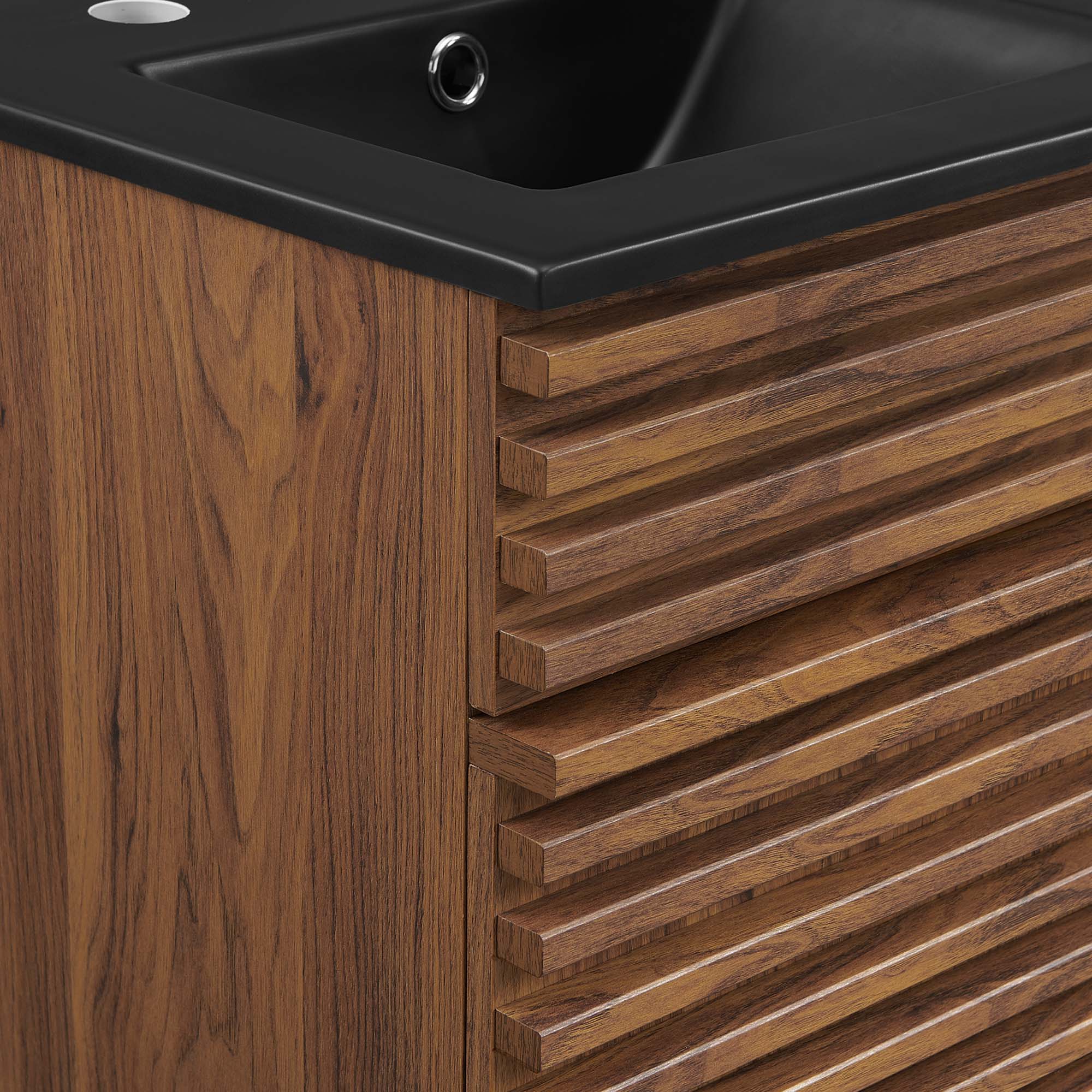 Render Bathroom Vanity with Black Basin Included By HouseBean