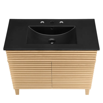 Render Bathroom Vanity with Black Basin Included By HouseBean