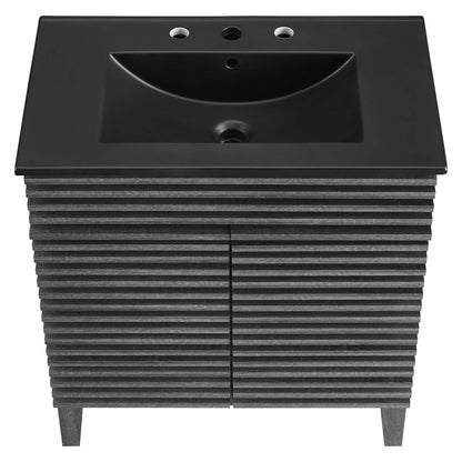 Render Bathroom Vanity with Black Basin Included by Modway