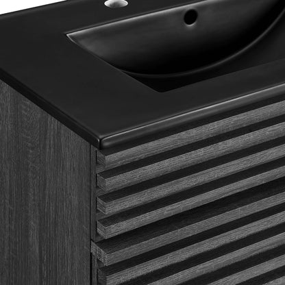 Render Bathroom Vanity with Black Basin Included By HouseBean