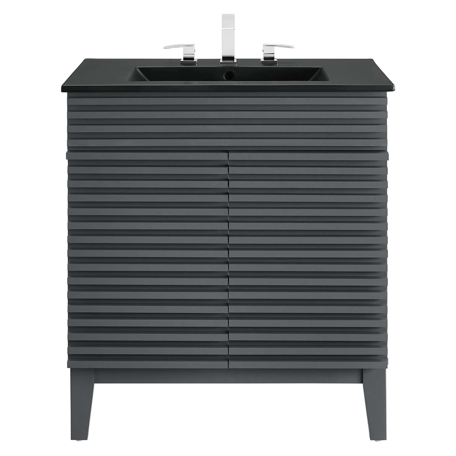 Render Bathroom Vanity with Black Basin Included by Modway