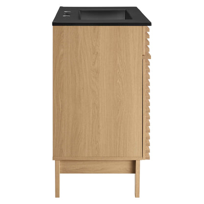Render Bathroom Vanity with Black Basin Included by Modway