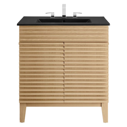 Render Bathroom Vanity with Black Basin Included by Modway