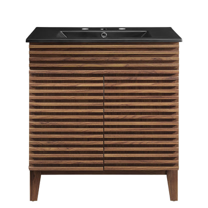 Render Bathroom Vanity with Black Basin Included by Modway