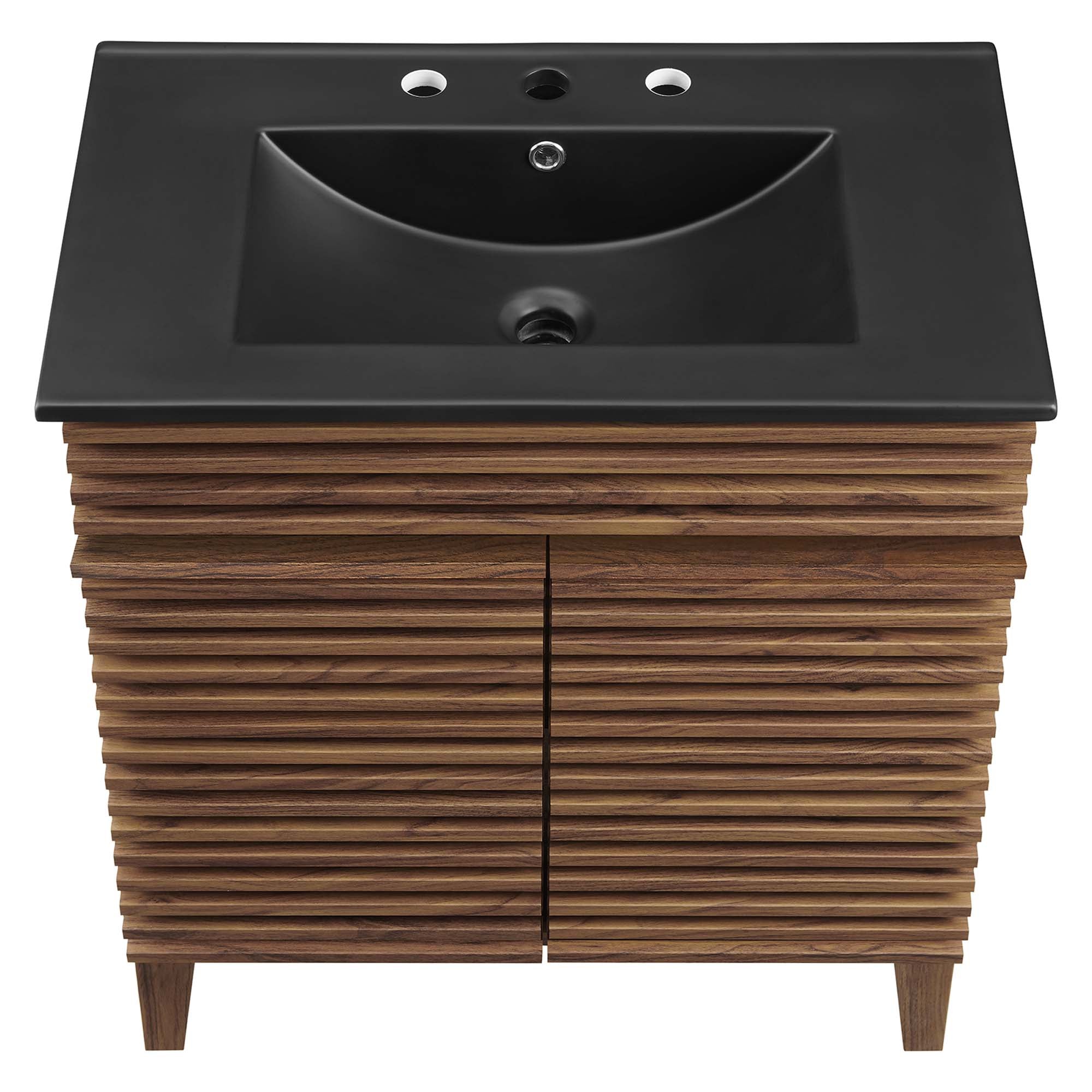 Render Bathroom Vanity with Black Basin Included By HouseBean