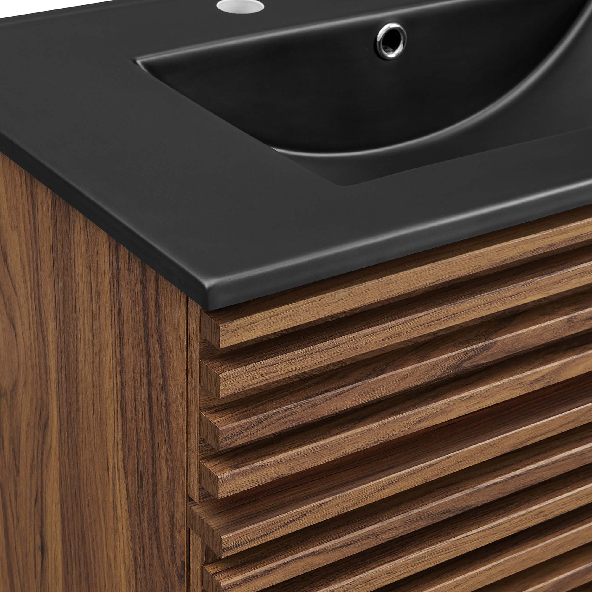 Render Bathroom Vanity with Black Basin Included By HouseBean