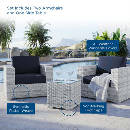 Convene 3-Piece Outdoor Patio Set by Modway