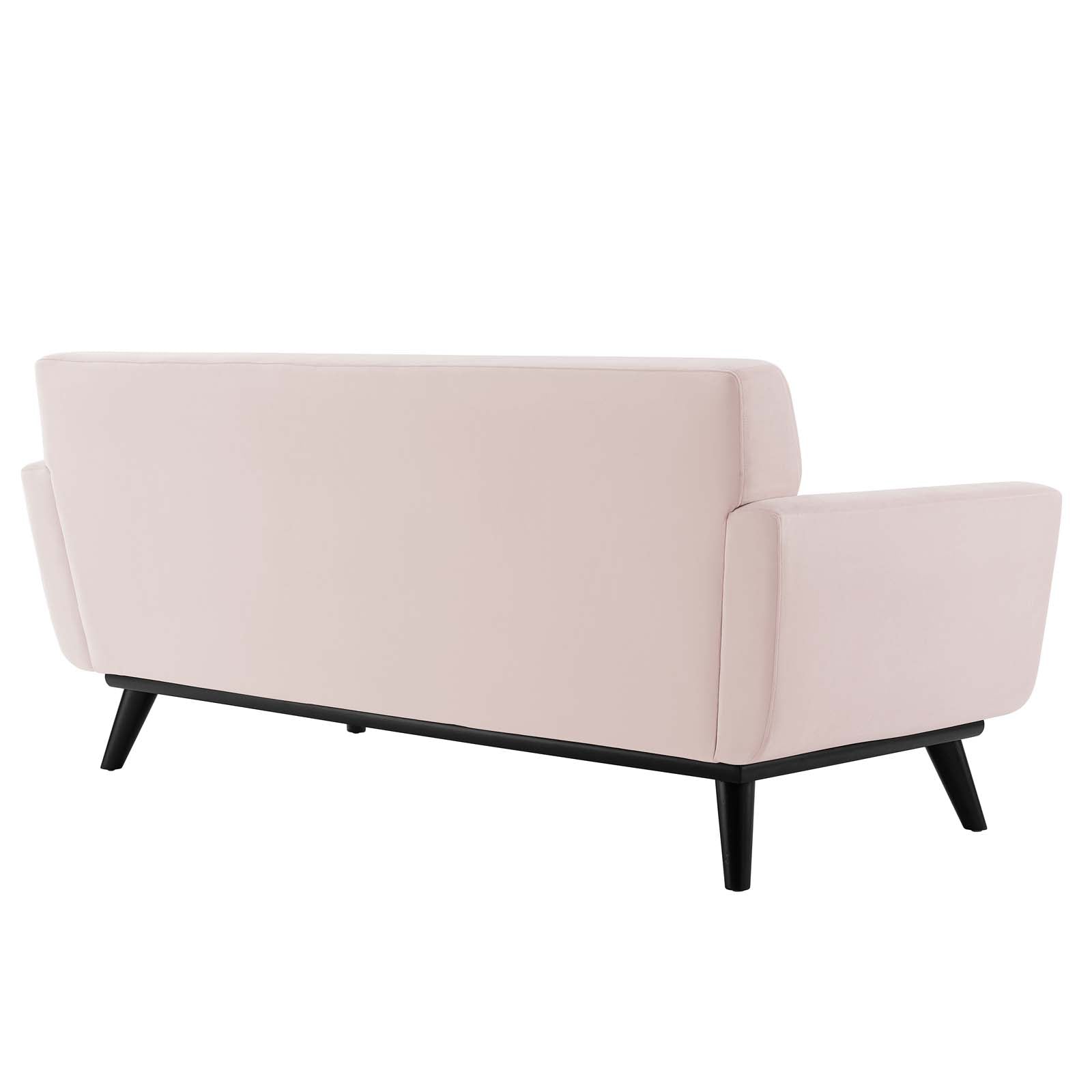 Engage Channel Tufted Performance Velvet Loveseat By HouseBean