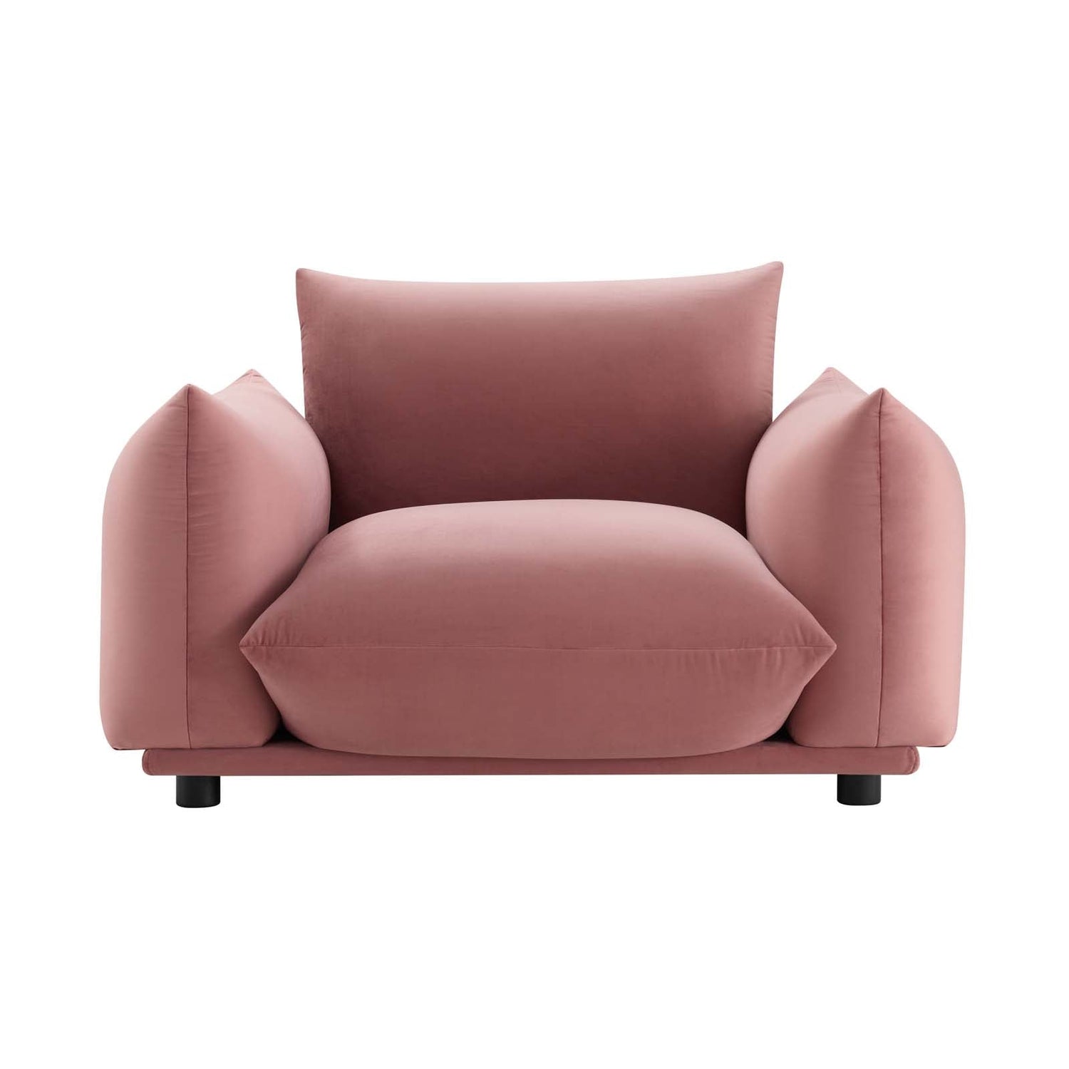 Copious Performance Velvet Armchair By HouseBean