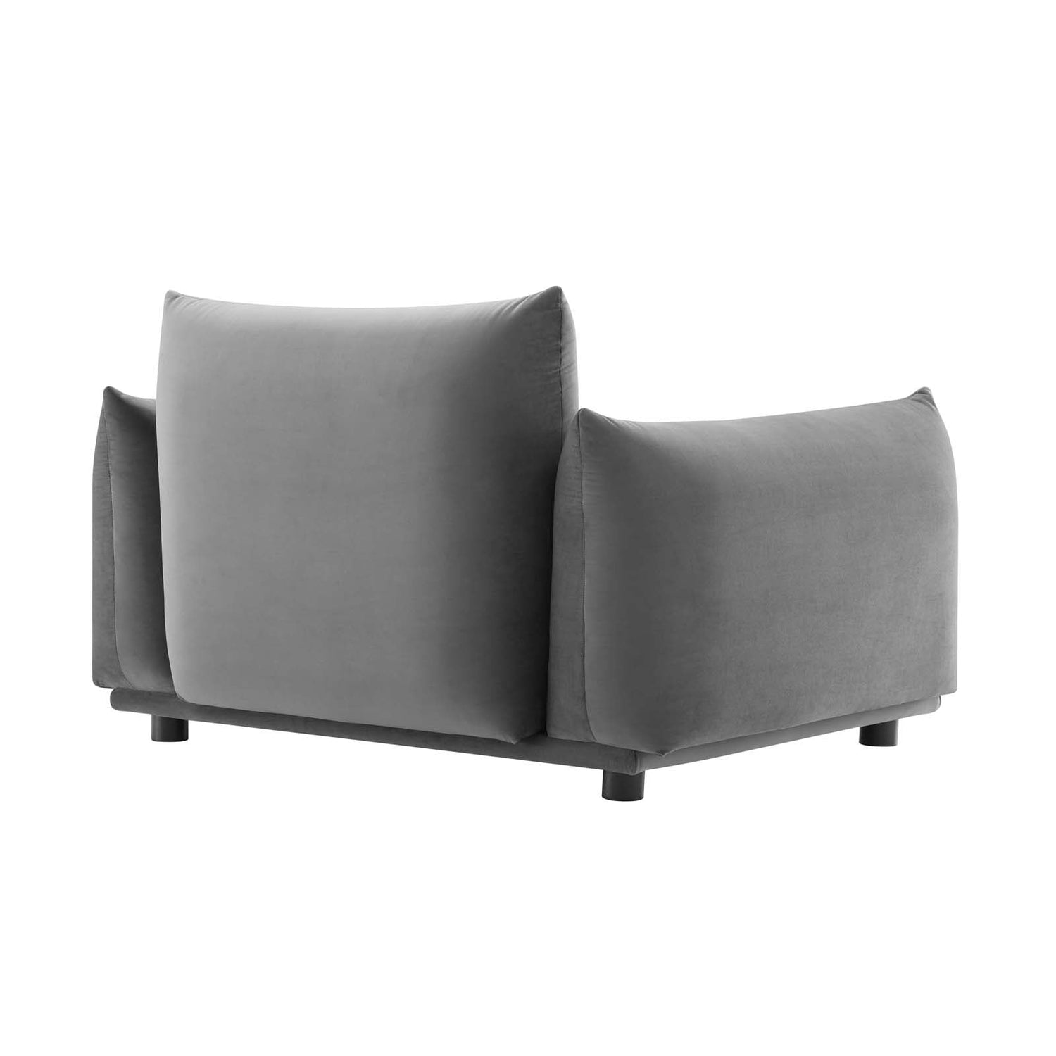 Copious Performance Velvet Armchair By HouseBean