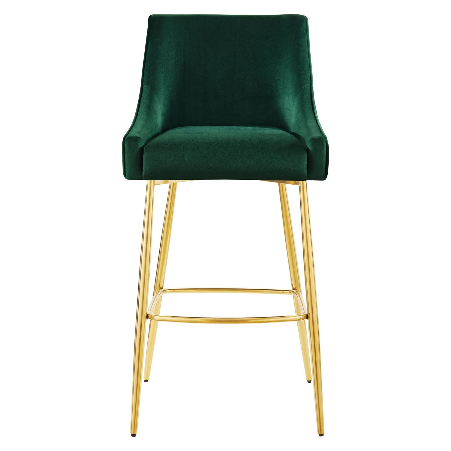 Discern Performance Velvet Bar Stool By HouseBean