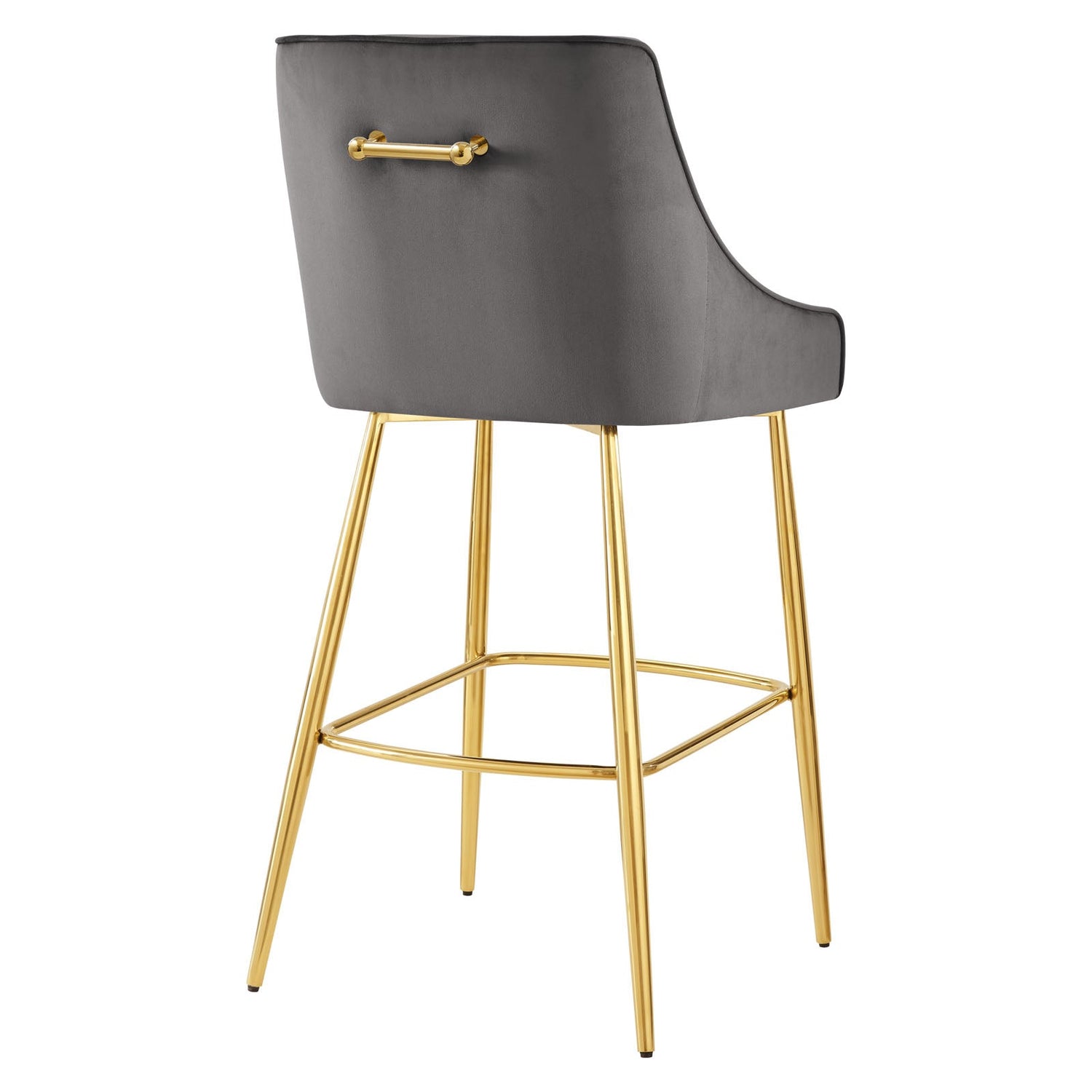 Discern Performance Velvet Bar Stool By HouseBean