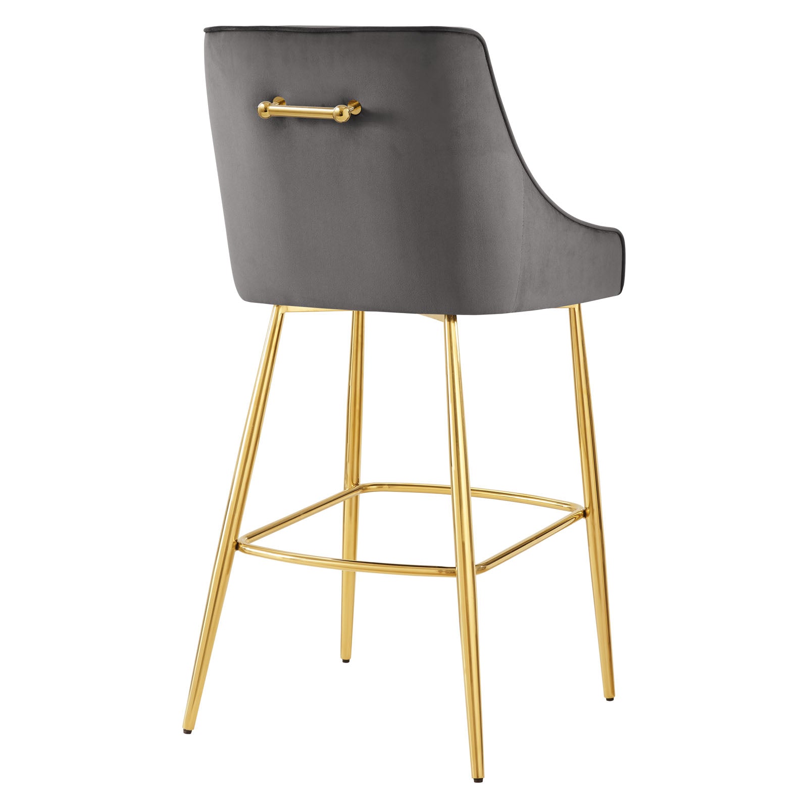 Discern Performance Velvet Bar Stool By HouseBean