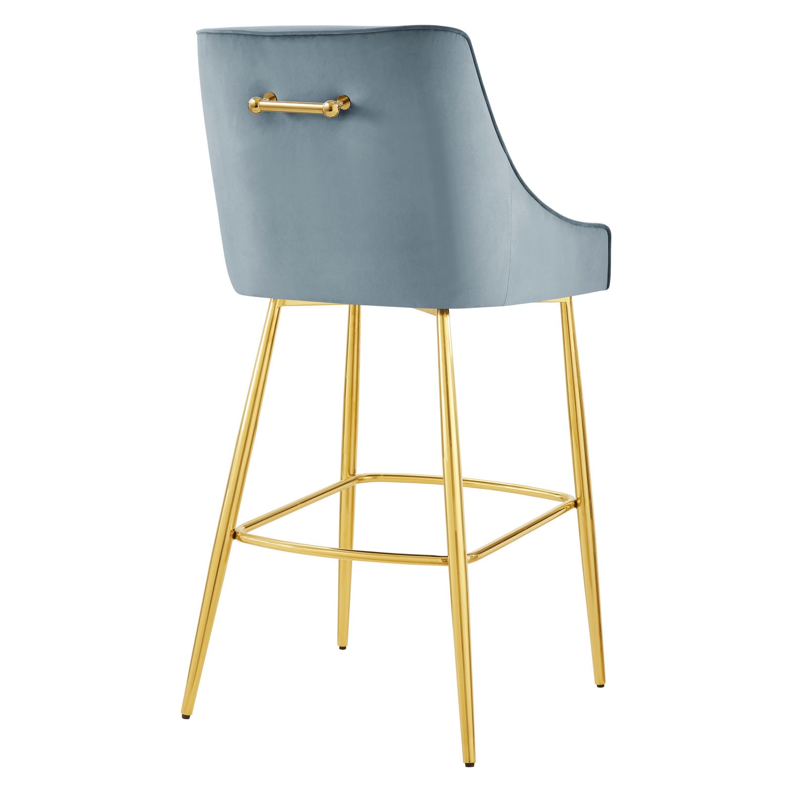 Discern Performance Velvet Bar Stool By HouseBean