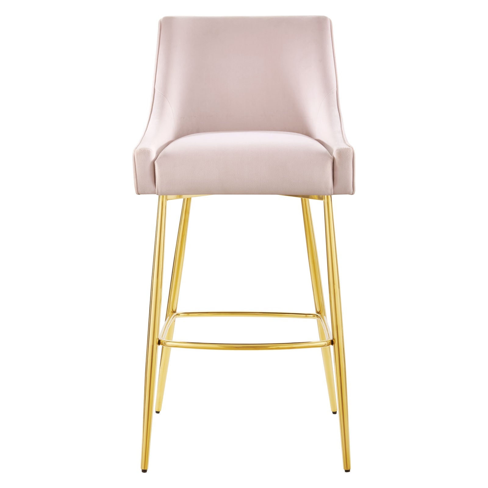 Discern Performance Velvet Bar Stool By HouseBean