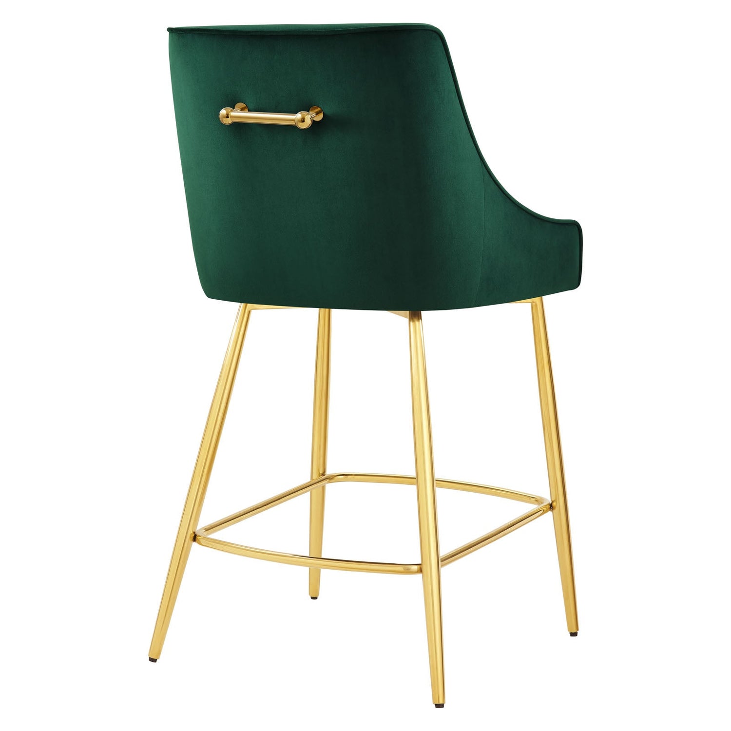 Discern Performance Velvet Counter Stool By HouseBean