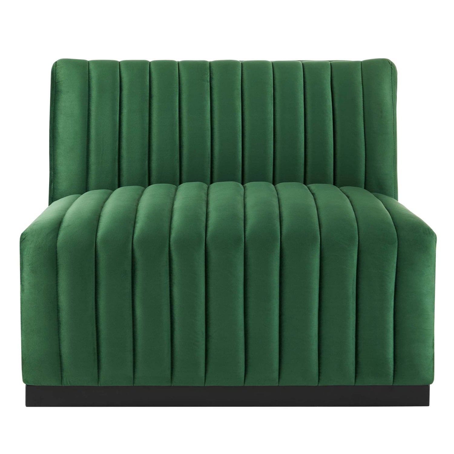 Conjure Channel Tufted Performance Velvet Armless Chair by Modway