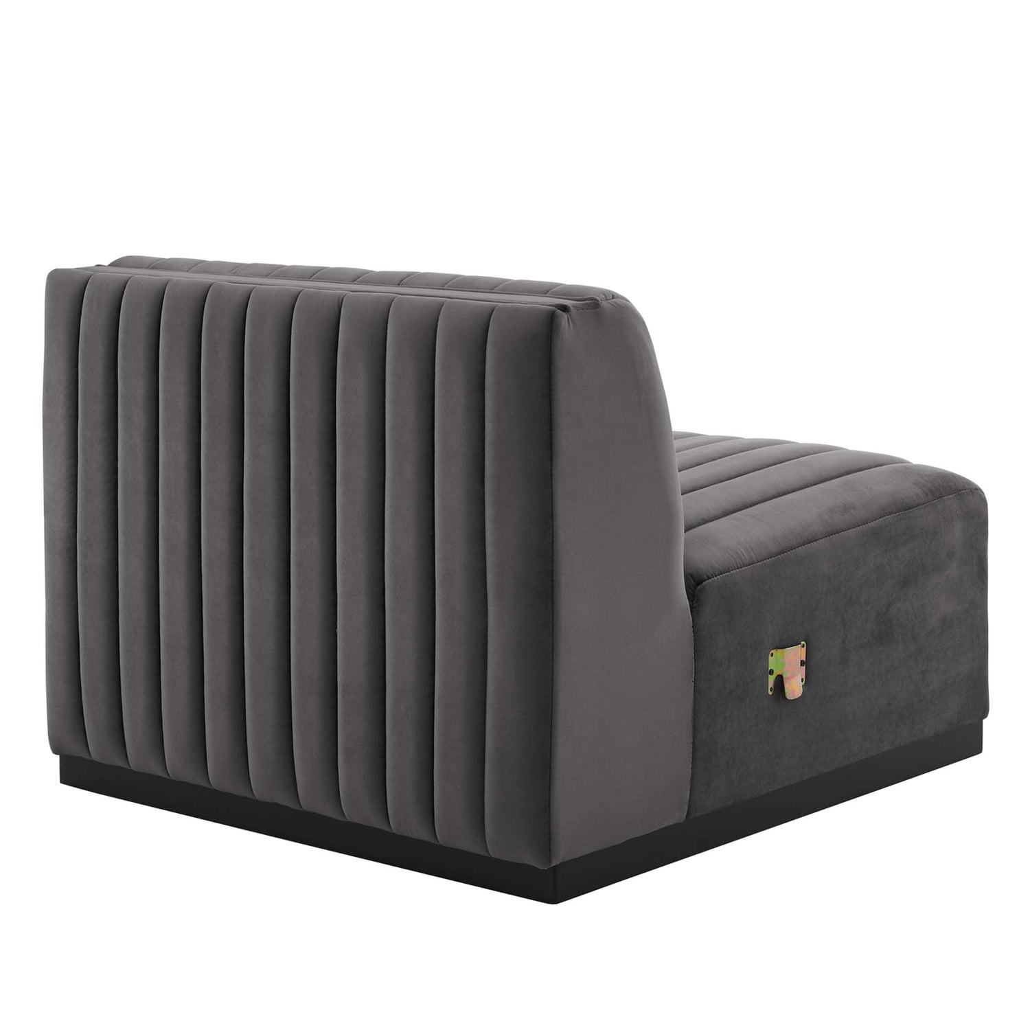 Conjure Channel Tufted Performance Velvet Armless Chair by Modway