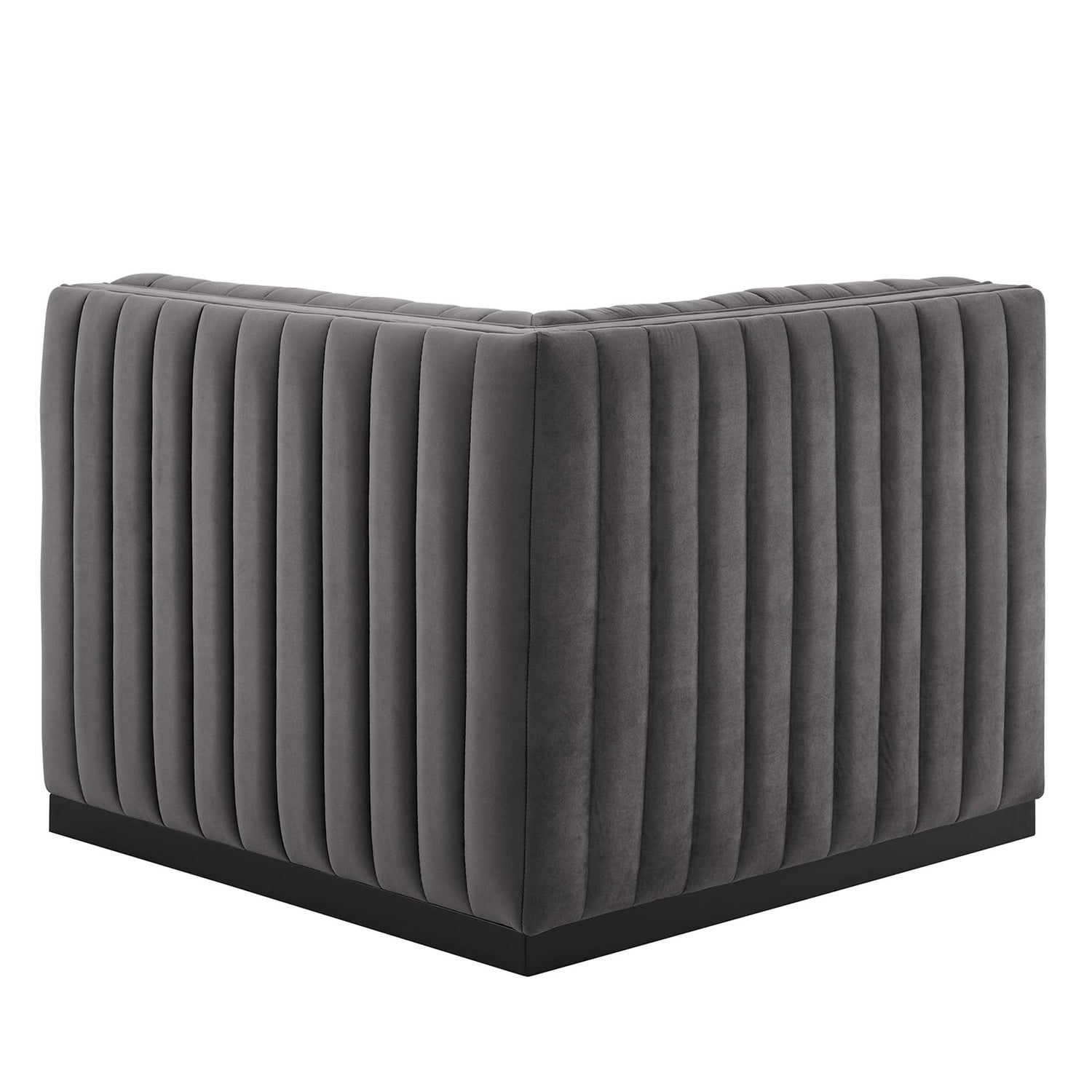 Conjure Channel Tufted Performance Velvet Left Corner Chair by Modway