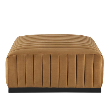 Conjure Channel Tufted Performance Velvet Ottoman by Modway
