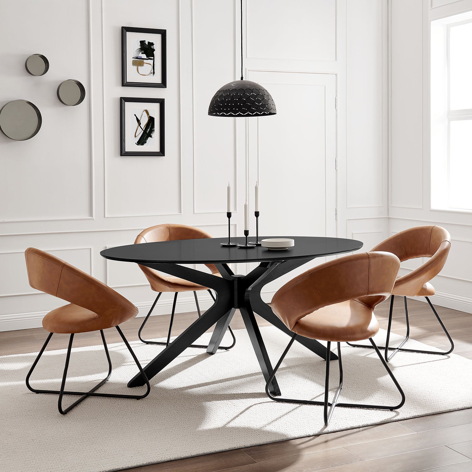 Traverse 63&quot; Oval Dining Table By HouseBean