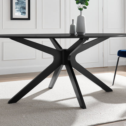 Traverse 71&quot; Oval Dining Table by Modway