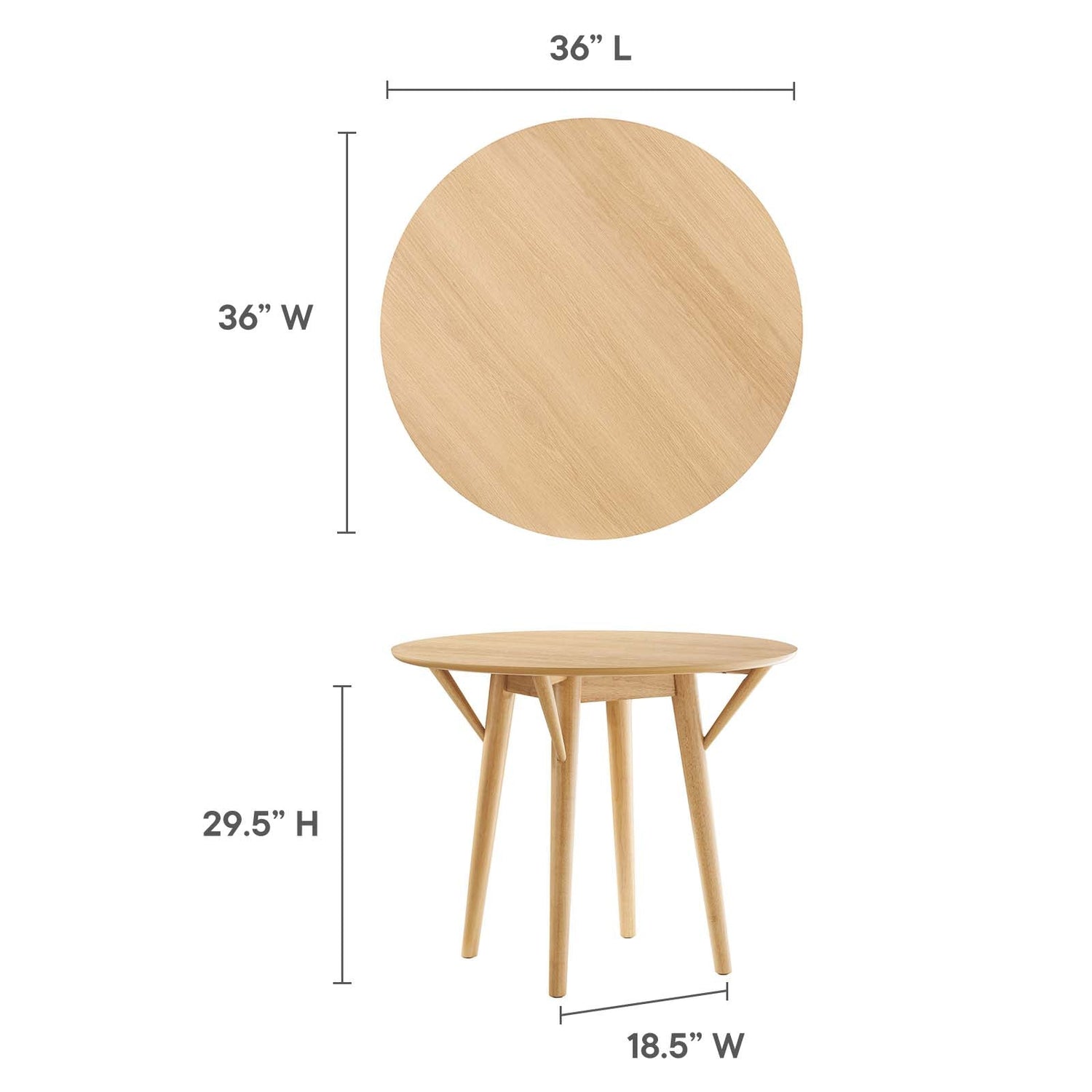 Gallant 36&quot; Dining Table by Modway