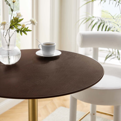 Lippa Round Wood Bar Table by Modway