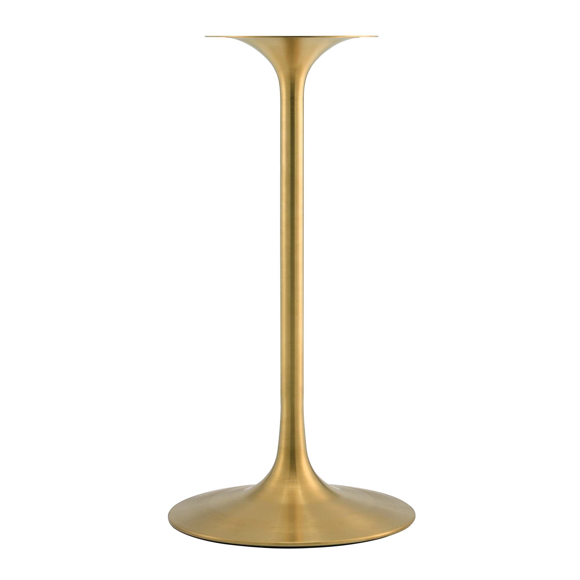 Lippa Round Artificial Marble Bar Table by Modway