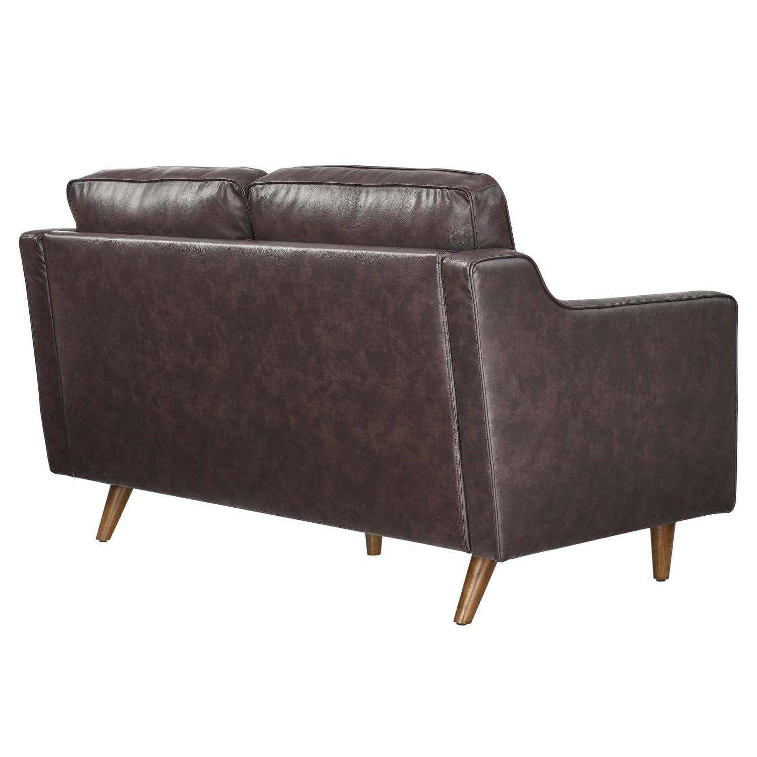 Impart Genuine Leather Loveseat By HouseBean