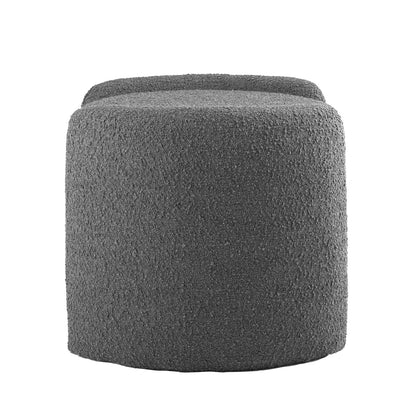 Nebula Boucle Upholstered Ottoman By HouseBean